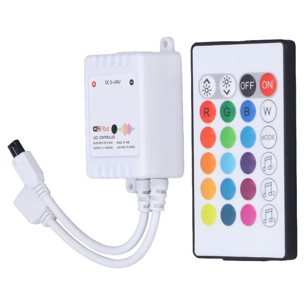 24 knappars smart LED-fjärrkontroll RGB trådlös styrenhet 16 KLB