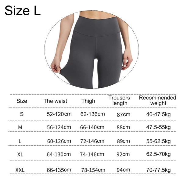 YOGA Naked Feeling training pants - comfortable, breathable L KLB