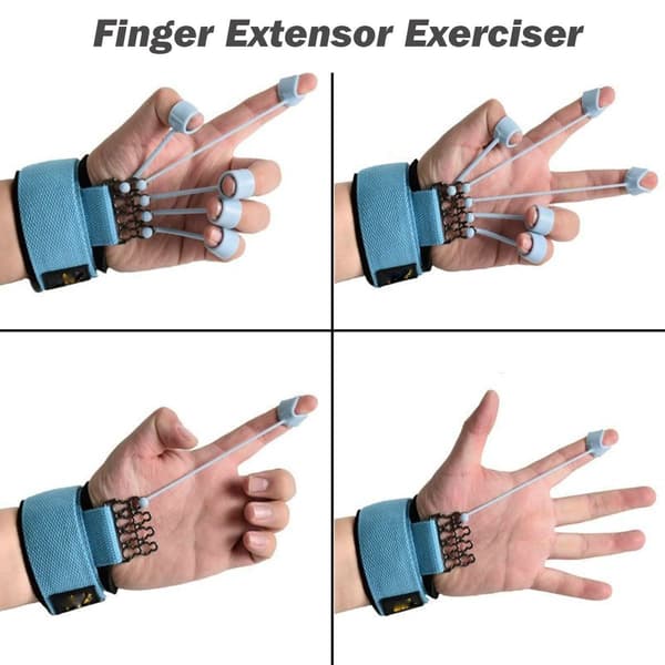 Finger Extensor Exerciser 40 Pound Hand Grip Strengthener Finger Trainer