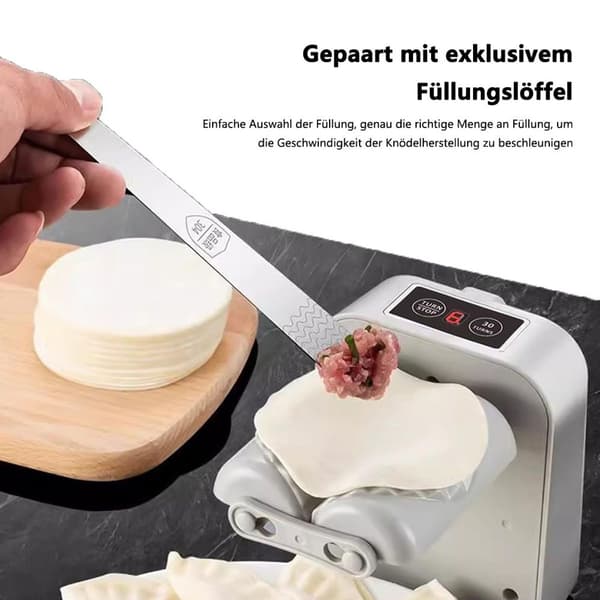 Automatisk dumplingmaskine: Elektrisk dumplingmaskine med skebørste, KLB