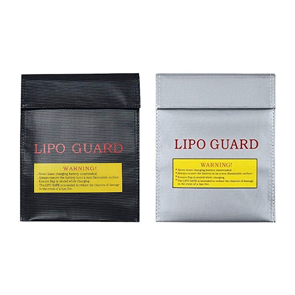 2 kappaleen pakkaus kotelo laukku säiliö laukku paloturvallinen vedenpitävä Lipo KLB