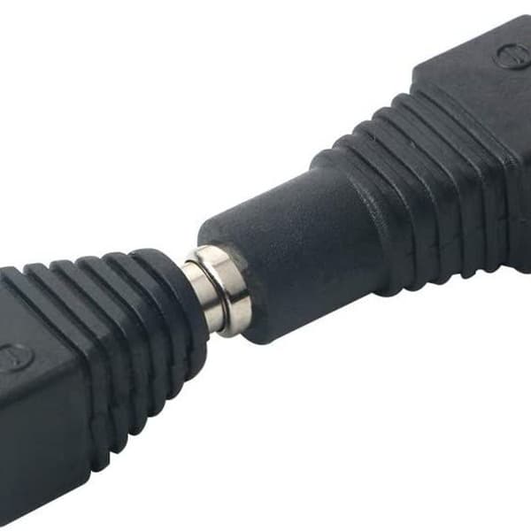 24 stk. Professionel DC-stik, han- og hunstik, 12V DC-strømstikadapter