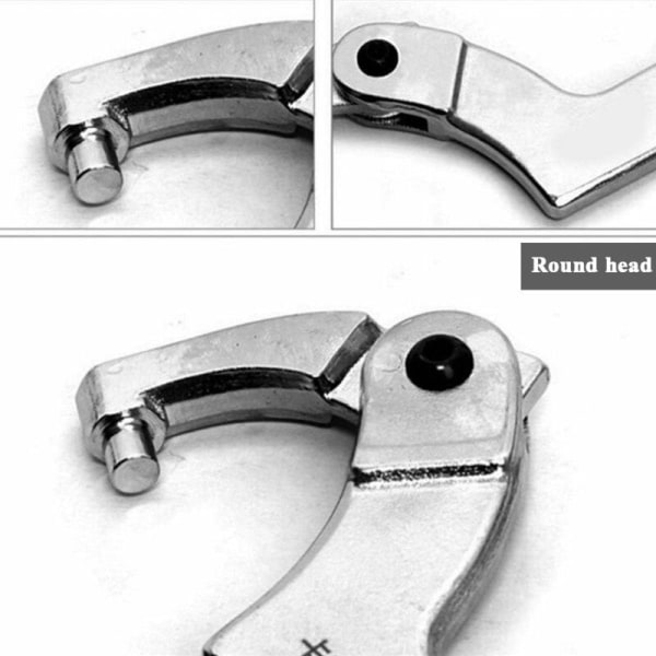 Kromivanadiini säädettävä koukkuavain C-avain työkalu 51-120 mm - 3 pyöreä pää KLB