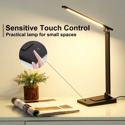 Sammenleggbar lampe for studenter, LED-lampe for øyebeskyttende studier