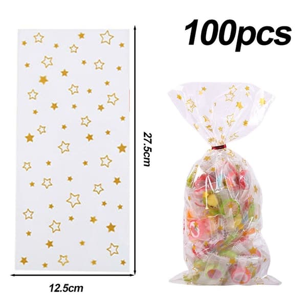 100-pack julgodispåsar, julgodispåsar med band för godis