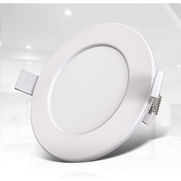 Sett med 3 spesielle innfelte spotlights for bad IP44, sprutsikker, ultra-flat