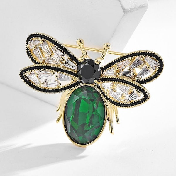 Broscher, dam brosch med strass, broscher för kläder moderna