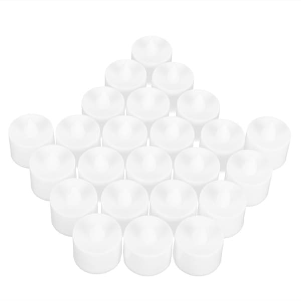 24 stk LED stearinlys, elektronisk simuleringsdekorasjon KLB