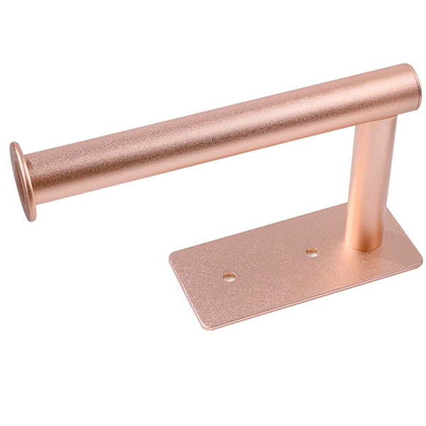Toalettpapirholder, toalettpapirholder for bad, kjøkken, rosegull