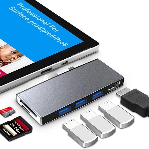 Telakointiasema, jossa 4K HDMI -portti ja 3 USB-porttia
