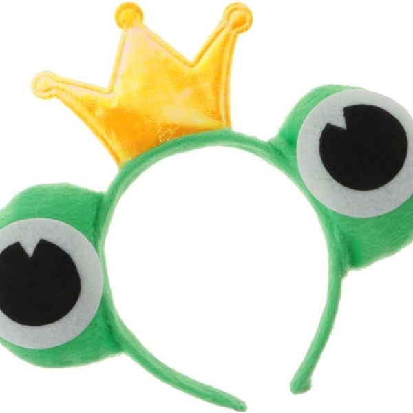 Animal Cosplay Frøøjne Pandebånd - Frøprins, 11 cm, Frøprins KLB