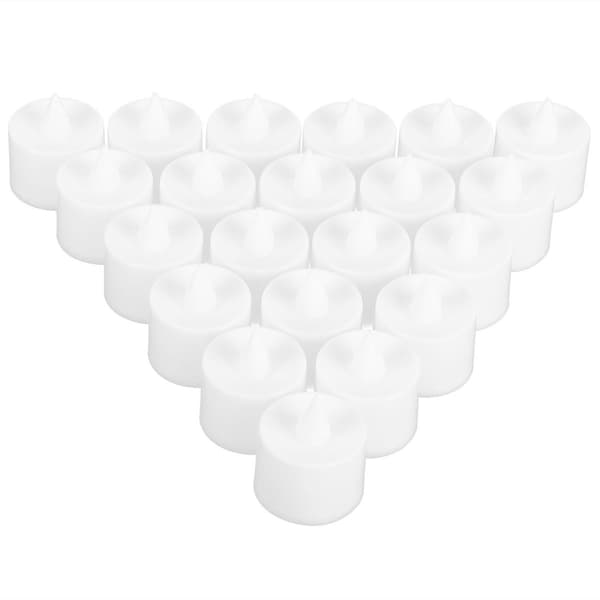 24 stk LED stearinlys, elektronisk simuleringsdekorasjon KLB