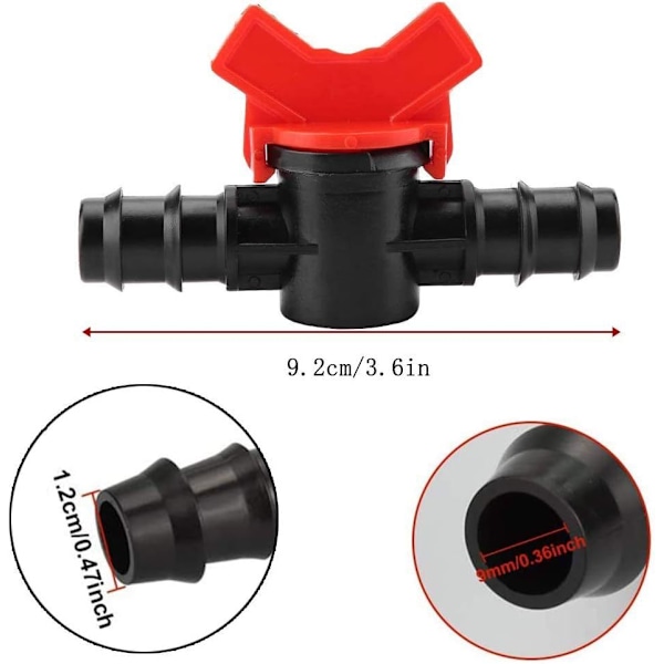 Ventil sprinkler switch PE plastik ventil akvarium tilbehør med ventiler