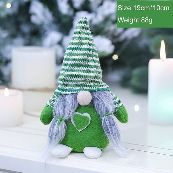 Jule nisse plysj strikket nissefigur, KLB