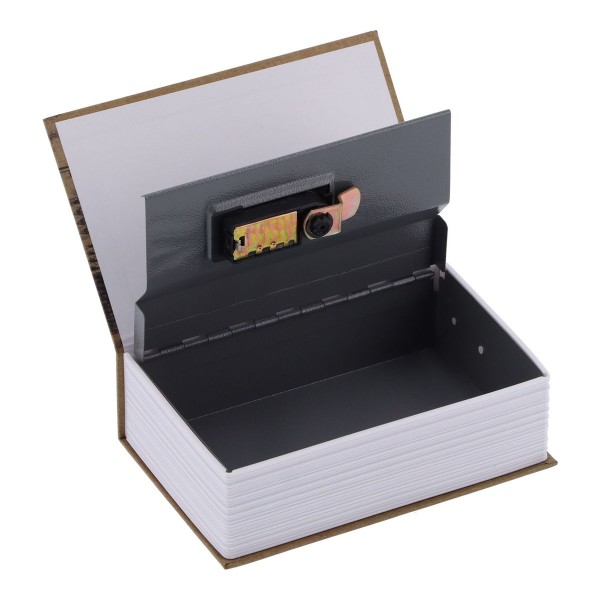 Mini Box Safe Box Simulering Bokformad Pengar Förvaringslåda KLB