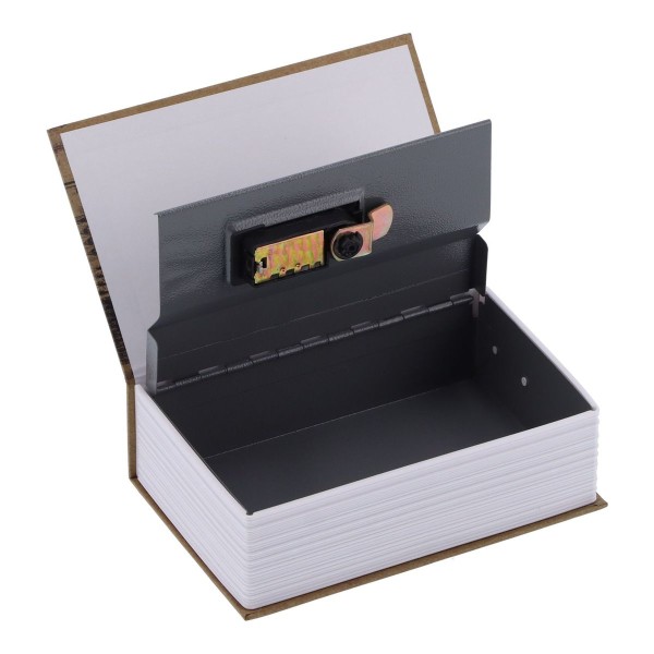 Mini Box Safe Box Simuleringsbok Formad Money Storage Box KLB