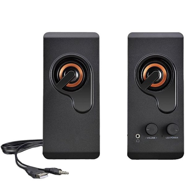 PC-högtalare, USB-dator RGB-högtalare stereohögtalarsystem för