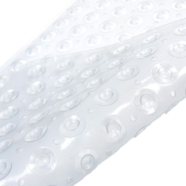 Sektor halkfri gummimatta för dusch eller badhörn, transparent blå, 54 x 54 cm, transparent KLB