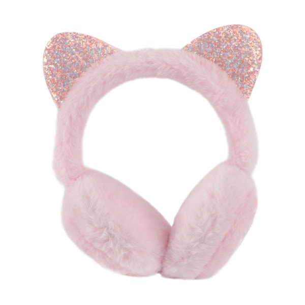 Cute Cat Ears Design Øreklokker Myke Ørevarmere Vinter