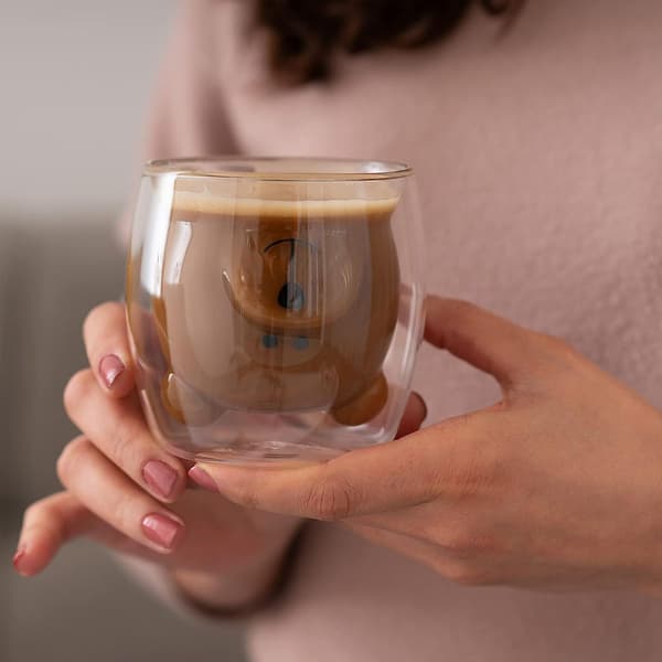 250 ml söt ölmugg kaffekopp tekopp kaffemugg dubbelväggig