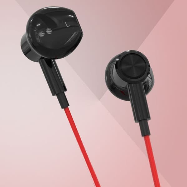 Højopløselige in-ear-hovedtelefoner med kabel, ekstra bas, støjisolerende,