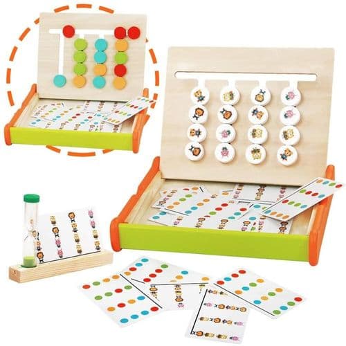 Leikkipuzzle Lapsille Logiikkapeli Puinen Lajittelupeli Oppiminen