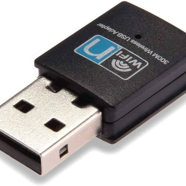 300 Mbps USB WiFi-adapter, WiFi-nettverkskort-adapter