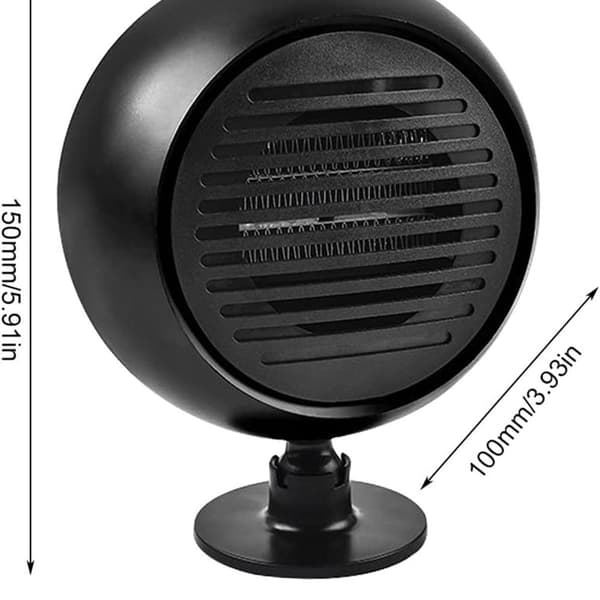Bildevarmer 12V, Bærbar Bildevarmer, 180W 2 i 1 KLB