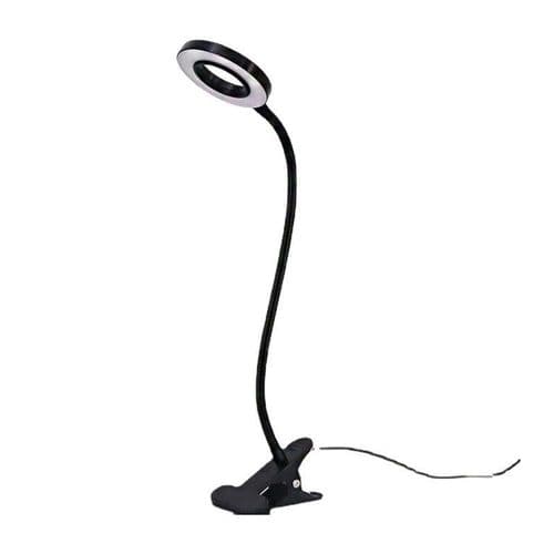 LED-lärklämma lampa, ögonskydd läsarbete
