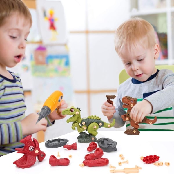 Demonter dinosaur leke for barn, bygge leke KLB