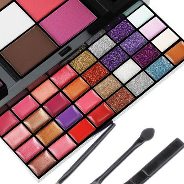 74 farver makeup-palet - makeup-sæt