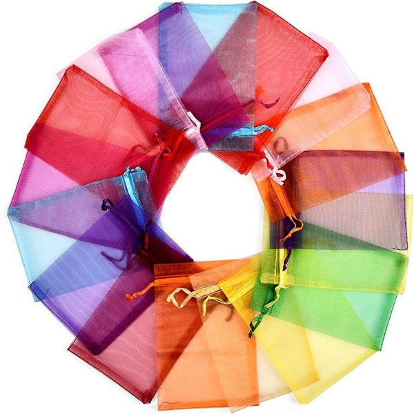 20 x 30 cm organzaposer, 50 stk. organzaposer, smykkeposer