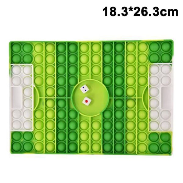 1st Game Schackbräde Push Bubble Sensory Toy fotbollsplan gräsmatta KLB