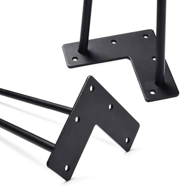 Bordben 4 Tommer Sæt af 4, DIY Møbler Metal Bordben Perfekt til