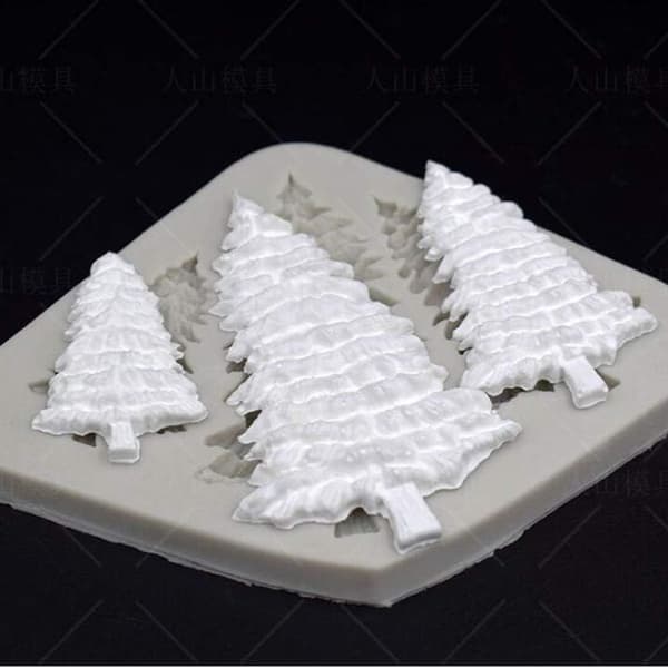 Woolkey juletræformet fondant silikoneforme, perfekt