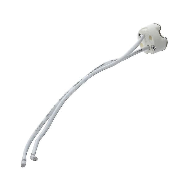 Pakke med 15 LED-lysholdere med hvit keramisk base