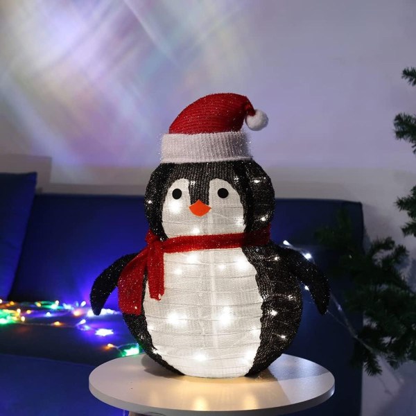 Jule-LED, julemand udendørs, glødende snemand KLB