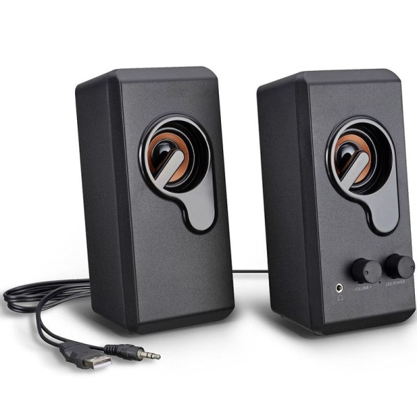 PC-högtalare, USB -dator RGB-högtalare stereohögtalarsystem för