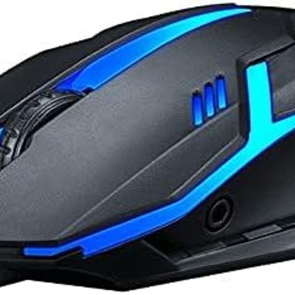Kablet USB-mus optisk RGB datamus 1200DPI for kontor