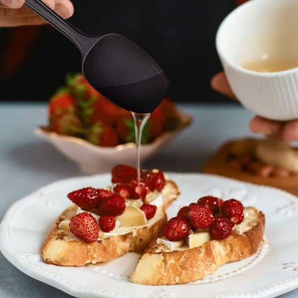 Deigskrape i silikon, liten, varmeresistent mini silikon