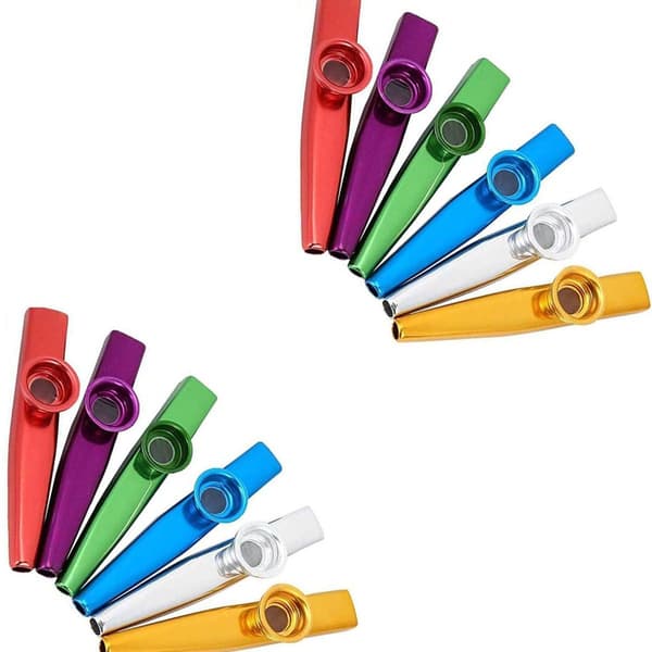 12-pack metallinstrument metallmembran musikinstrument gitarrkompanjon för KLB