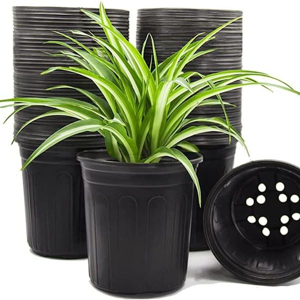 50-pack 1 gallon flexibla växtkrukor