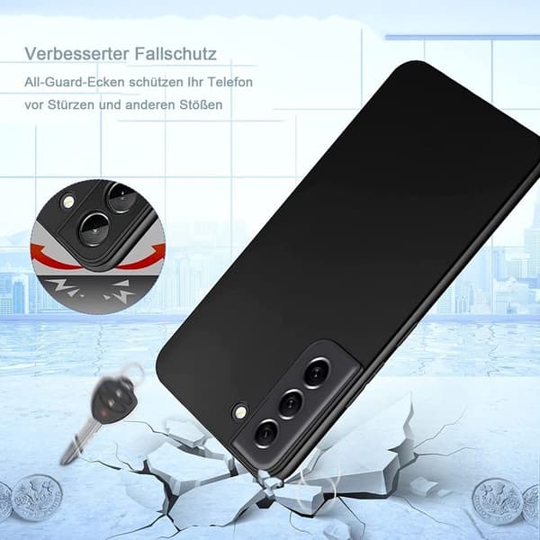 Etui kompatibel med Samsung Galaxy S21 FE 5G - Sort