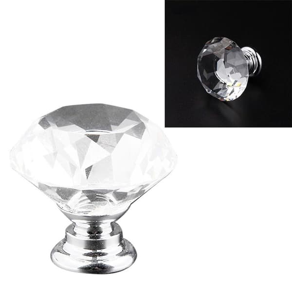 20 stk. Legering Anti-oxidation Krystal Form Skuffe Knapper KLB