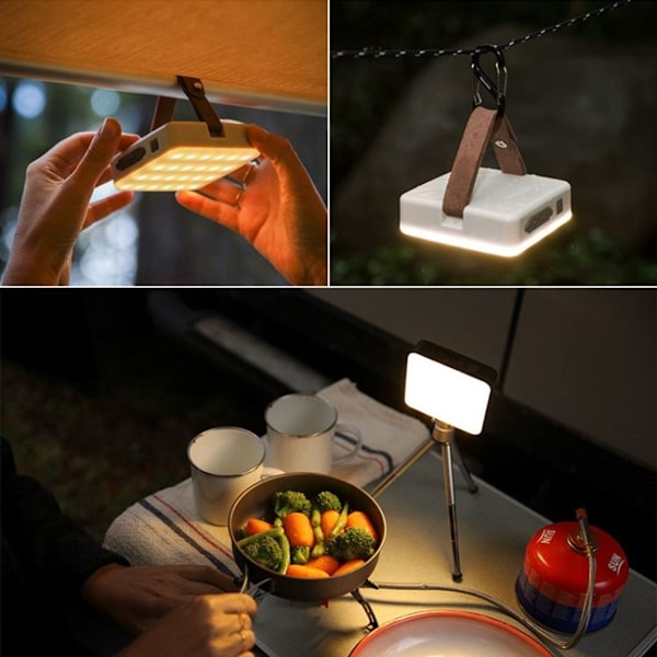 Naturehike NH18Y001-A Utendørs Camp Lights Sterkt Lys Oppladbart LED Hengelys