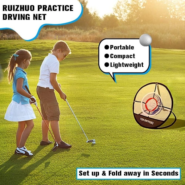 Ruizhuo Golfnät för övning Driving Chipping Net Bärbara tillbehör KLB