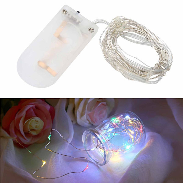 2m LED-koppartråd, vackra vattentäta DIY-fe-lampor för hem KLB