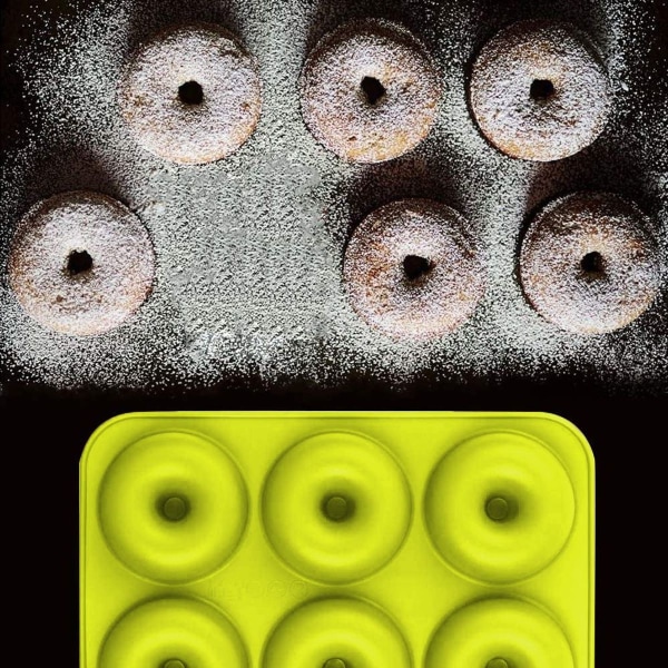 Silikonform för munkar, non-stick munkbakplåt för