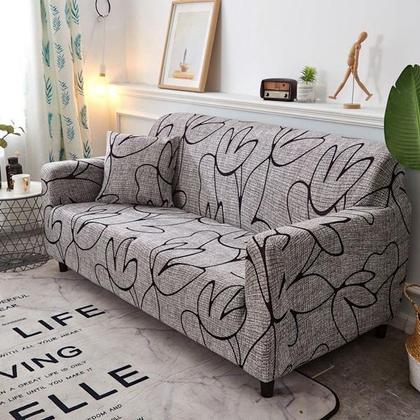 Topincn Sofaovertræk Sæt Sofa Beskytter Vandtæt Elastisk Støvsikker Slipcover KLB