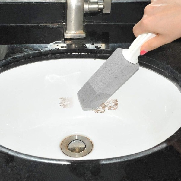 4 kappaleen pakkaus pumppukivi WC-puhdistin kahvalla - WC-pumppukivi puhdistuskivi